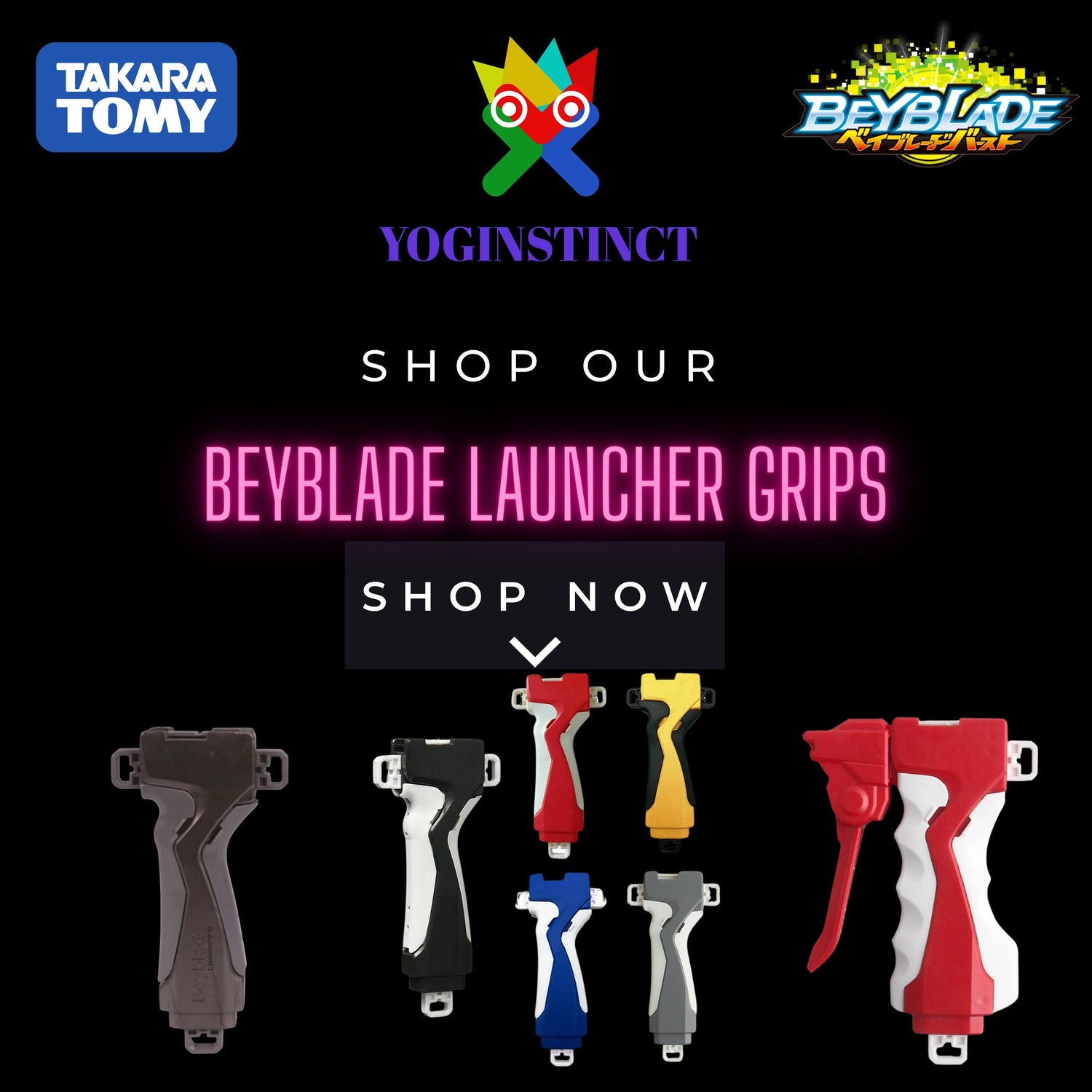 Beyblade Launcher Grips