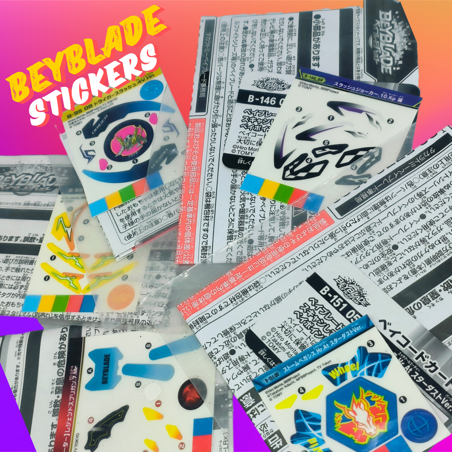 Beyblade Stickers