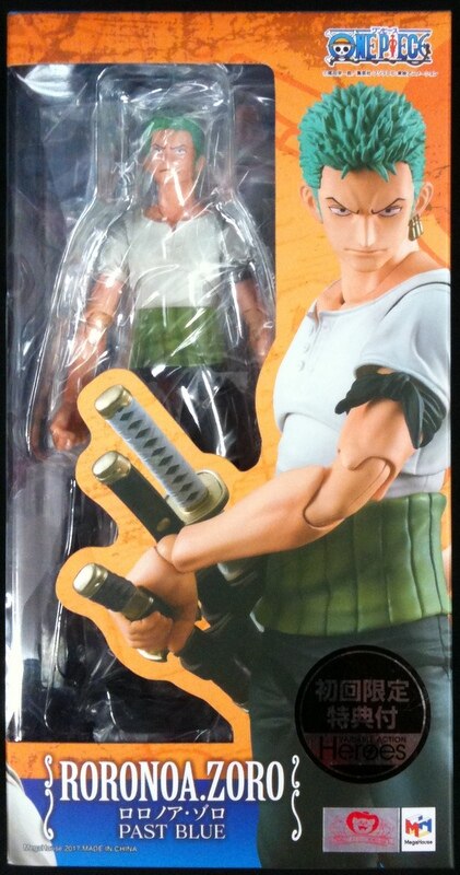 MegaHouse One Piece Variable Action Heroes Roronoa Zoro - PAST BLUE ...