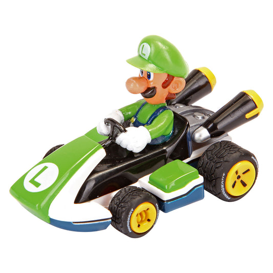 Nintendo - Mariokart 8 - Super Smash Bros. Collection - Luigi - Pull back figure