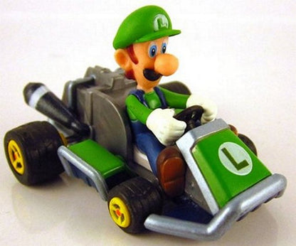 Nintendo - Mariokart 8 - Super Smash Bros. Collection - Luigi - Pull back figure