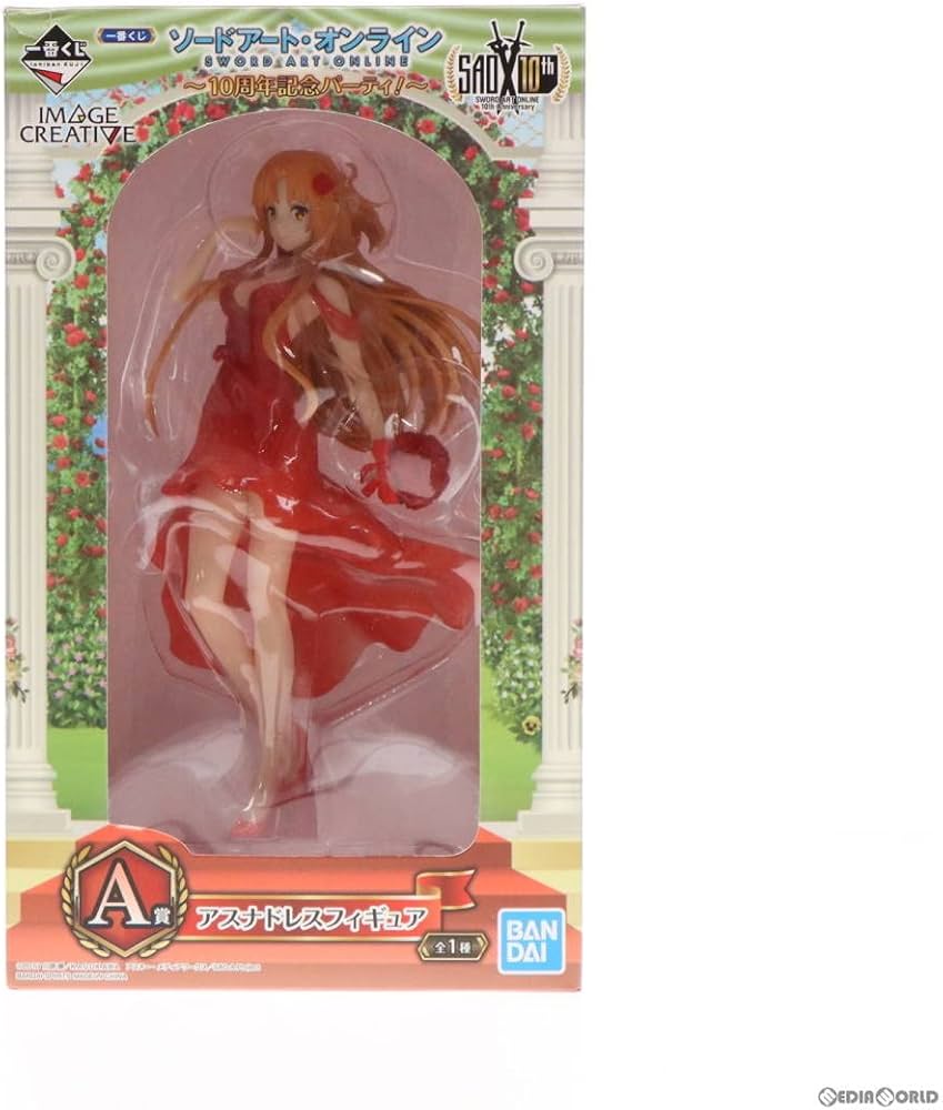 Bandai - Sword Art Online -  Ichiban Kuji -  10th Anniversary Party - Asuna Yuki - Dress Ver. -  Prize A