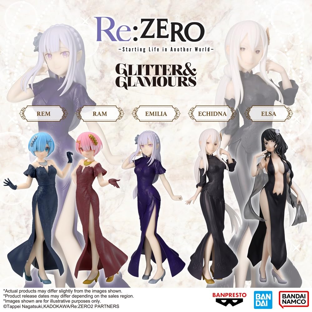 Bandai - Gltter and Glamours - Re : Zero - Starting Life in another world - Emilia