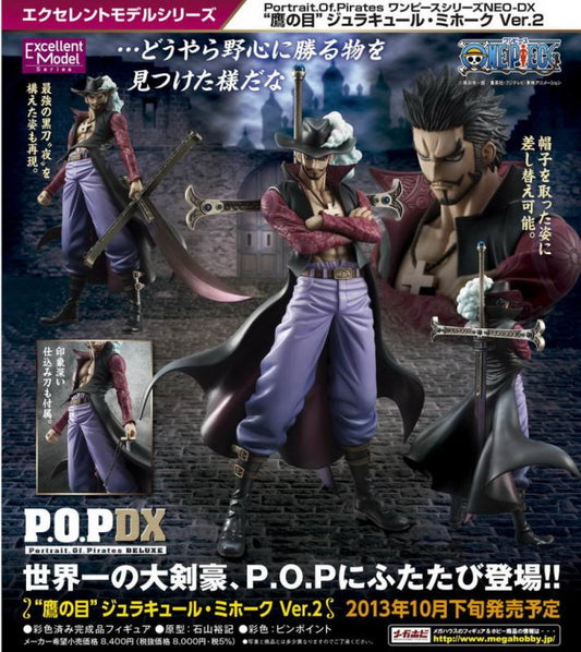 Megahouse - One Piece - Dracule Mihawk - Excellent Model - Portrait Of Pirates DX - 1/8 - Ver.