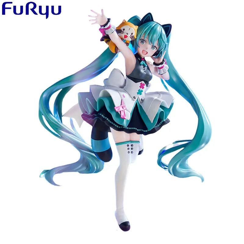 Furyu Exceed Creative Figure Hatsune Miku Raccoon Cube A New Era of th ...