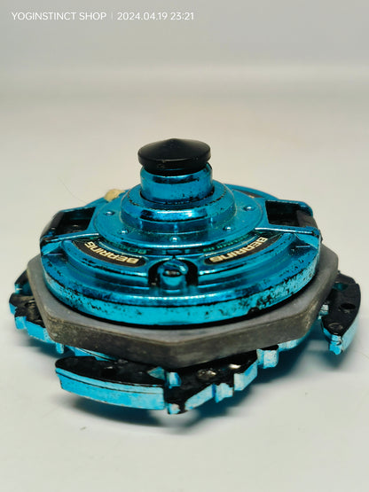 B-00 Wolborg - CoroCoro Limited Version (Metallic Blue and Silver) (B) - Takaratomy Beyblade: Shoot