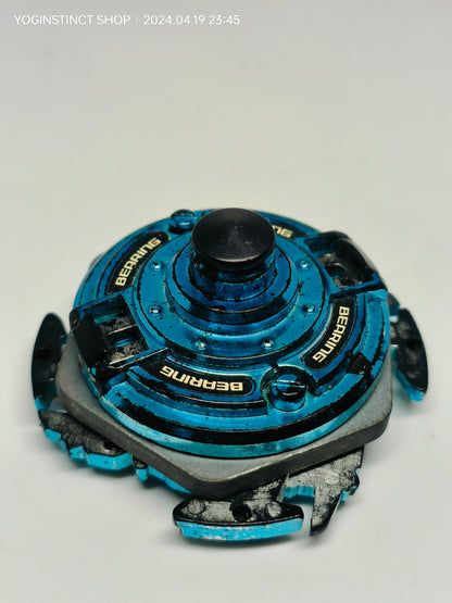 B-00 Wolborg - CoroCoro Limited Version (Metallic Blue and Silver) (C) - Takaratomy Beyblade: Shoot