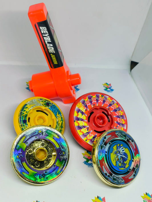 Beyblade Junior Set (set of four) with launcher