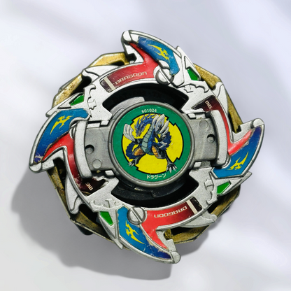 A-41 Dragoon V / Victory Silver Coro-Coro Limited Version (With Gold Plated Weight Disk) (E) - Takaratomy Beyblade: V-Force