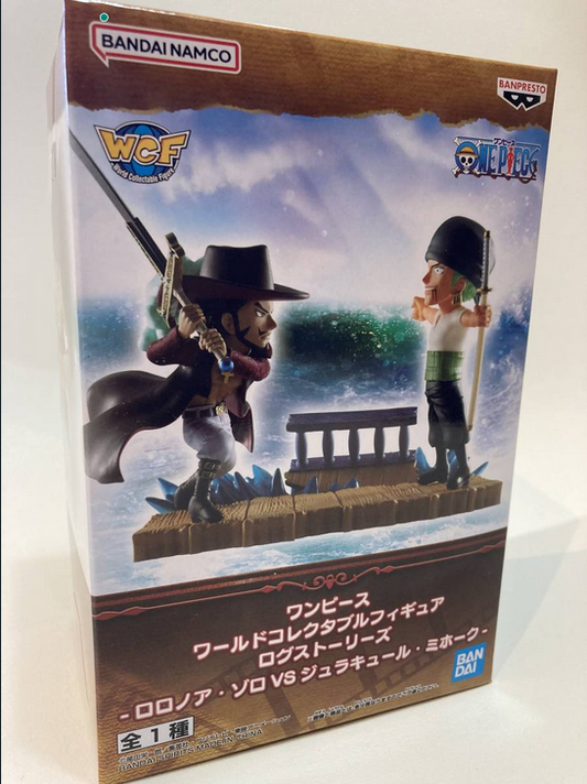 One Piece World Collectable Figure Log Stories Roronoa Zoro vs. Dracule Mihawk - Banpresto