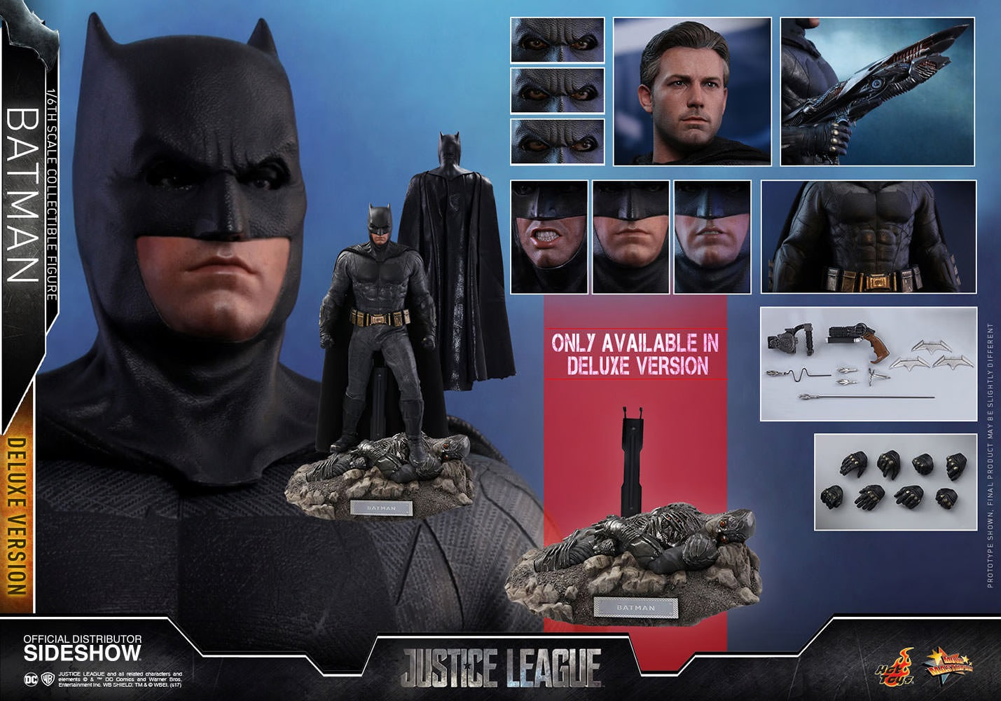 Batman Deluxe Sixth Justice League - Movie Masterpiece Series