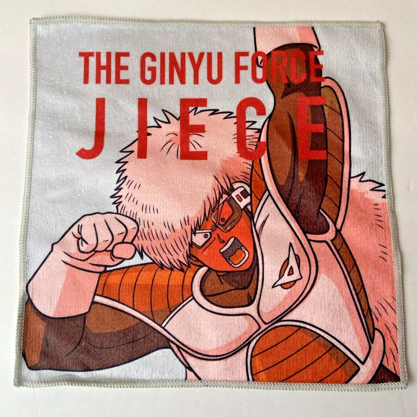 NEW Dragon Ball Z The Ginyu Force JIECE Prize Towel 12"x12" - Bandai Namco