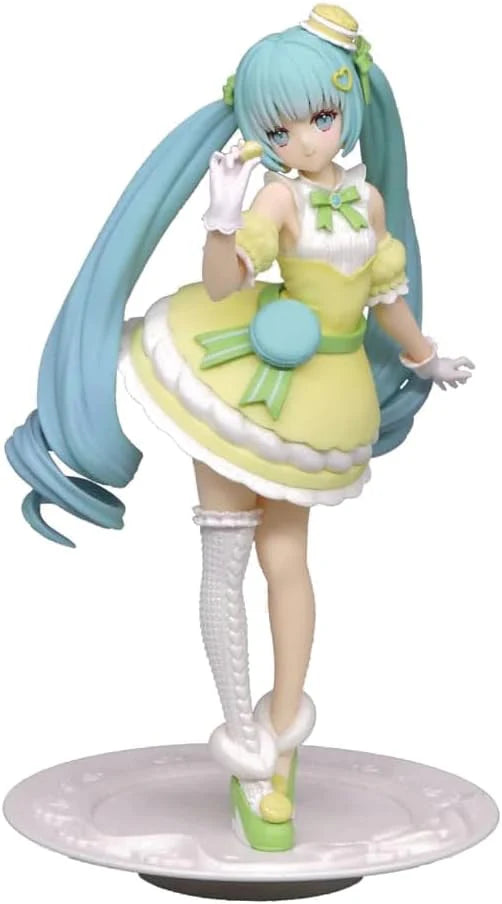 Furyu - Exceed Creative Figure - Sweet Sweets, Macaron Yellow color - Vocaloid - Hatsune Miku