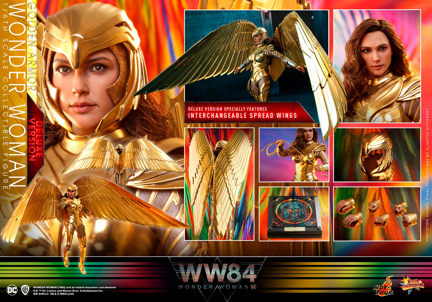 Golden Armor Wonder Woman (Wonder Woman 1984) Sixth Scale Figure by Hot Toys