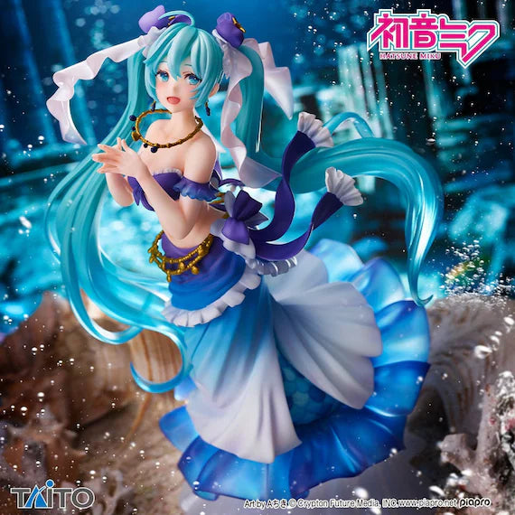 Taito Hatsune Miku Figure Princess AMP Figure Mermaid ver.