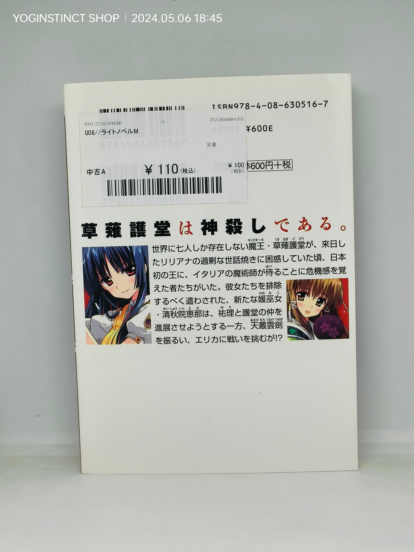 Campione!
Novel series Written by
Jō Taketsuki (9-5)