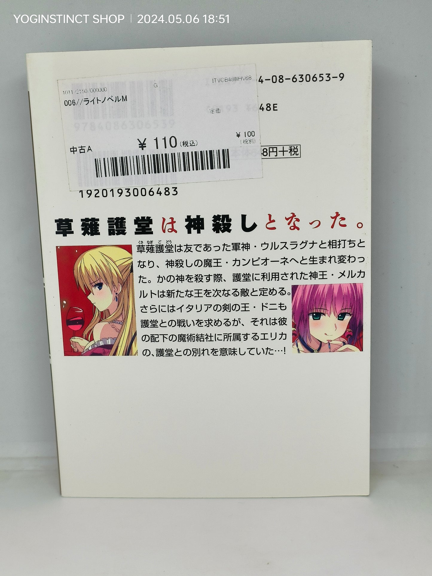 Campione!
Novel series Written by
Jō Taketsuki (9-11)