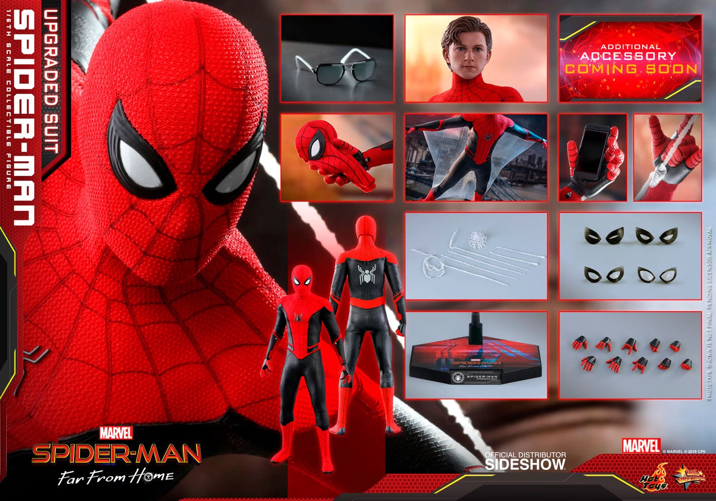 Spider Man: Far From Home- Upgraded Suit by Hot Toys