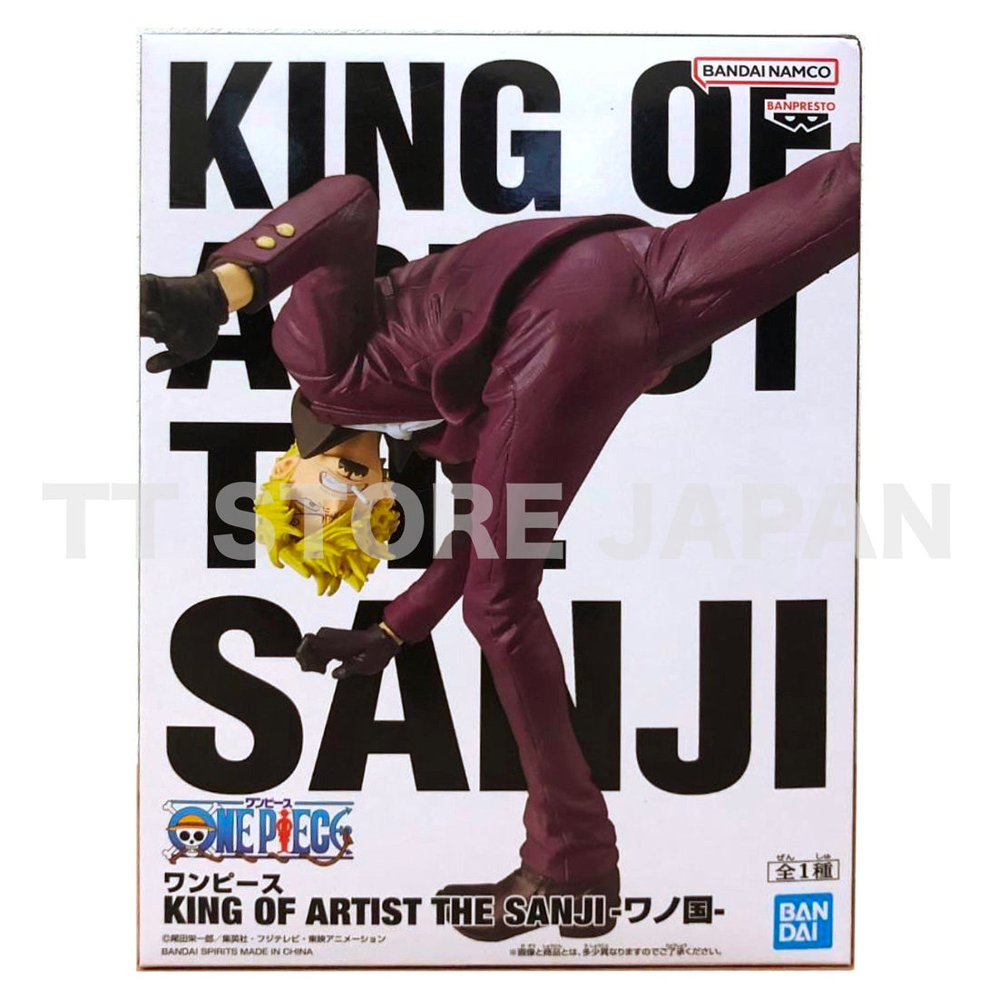 ONE PIECE – FIGURINE THE SANJI KING OF ARTIST WANOKUNI