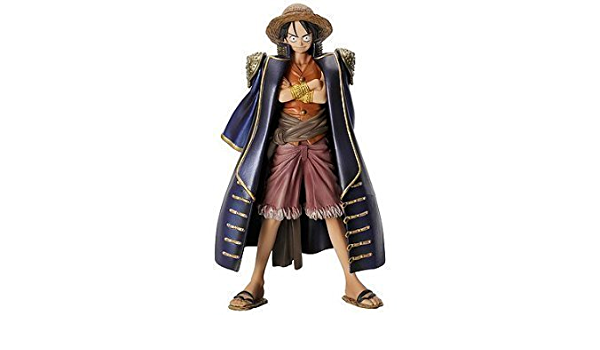 The Grandline Men DXF Figure Vol.4 Monkey D. Luffy Blue Coat Ver. Opened