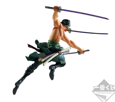 Bandai Spirits Ichiban Kuji One Piece Hanoi dynamic B-Prize Roronoa Zoro BATTLE figure